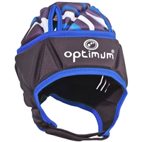 Optimum Razor Rugby Headguard. (Black/Blue)