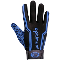 Optimum Velocity Thermal Rugby Gloves. (Black/Blue)