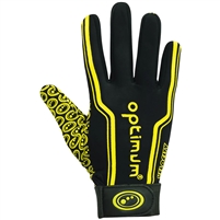Optimum Velocity Thermal Rugby Gloves. (Black/Yellow)