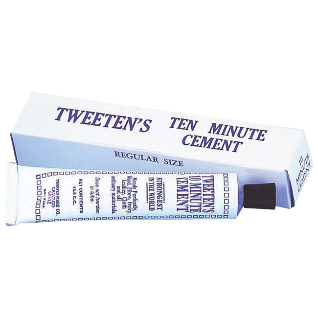 Tweeten's Ten Minute Tip Cement.