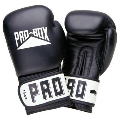 Pro Box Leather Club Essentials Black Gloves