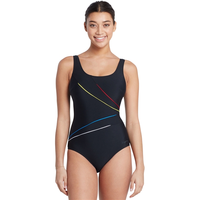 Zoggs Macmasters Scoopback One Piece Swimsuit. (Primary)