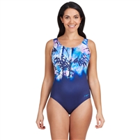 Zoggs Sasaya Print Scoopback One Piece Swimsuit. (Sasaya&#160;Print)