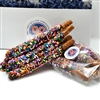 Dark Chocolate w/ Multi-Colored Sprinkles (1 Dozen)