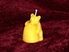 Bear and Skep Beeswax Candle