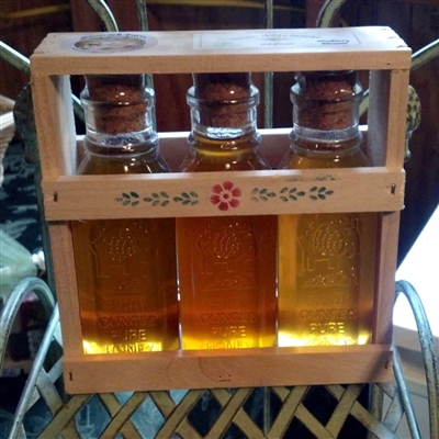 Wooden crate of Honey