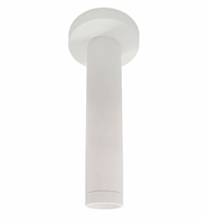 Westgate 2" Suspended LED Cylinder Light | 6W, Multi-CCT, White Finish, TRIAC Dimming | CMC2L-MCT-DT-WH