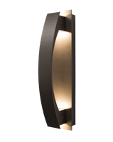 WestGate LED Wall Sconce Light | 10W, 3000K, Lunette Trim, Die-Cast Aluminum, Dark Bronze  | CRE-01-30K-BR