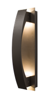 WestGate LED Wall Sconce Light | 10W, 5000K, Lunette Trim, Die-Cast Aluminum, Dark Bronze  | CRE-01-50K-BR