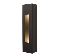 WestGate LED Wall Sconce Light | 10W, 5000K, Aperture Trim, Die-Cast Aluminum, Dark Bronze | CRE-02-50K-BR