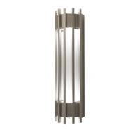 WestGate LED Wall Sconce Light | 10W, 5000K, Pen Trim, Die-Cast Aluminum, Silver | CRE-05-50K-SIL