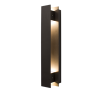 WestGate LED Wall Sconce Light | 10W,5000K, Still Trim, Die-Cast Aluminum, Dark Bronze | CRE-06-50K-BR