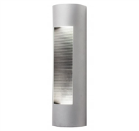 WestGate LED Wall Sconce Light | 10W, 5000K, Burrow Trim, Die-Cast Aluminum, Silver  | CRE-10-50K-SIL