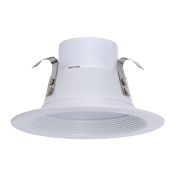 Halco, ProLEDÂ®, Residential Downlight Retrofit, 4 Inch, 9 Watt, 5000K, White Baffle Trim-View Product