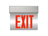 Maxlite, Edge-Lit Exit Sign, 3 Watt, Double Sided, Red Letters, Silver Housing, Thin Design, EXE-RS2S- View Product