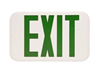 Maxlite, Thin Exit Sign, Low-Watt, White Housing, Green Letters, Battery Backup, EXT-GW- View Product