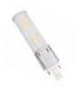 Light Efficient Design, 2-Pin LED PL Lamp | 7W (26W CFL Equivalent), G24d Base, 4000K, Ballast Compatible & Bypass | LED-7322-40K-G3