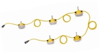 Light Efficient Design Work Site Area Light, 8 Watt x 5 String Light Set, 50 Foot-View Product