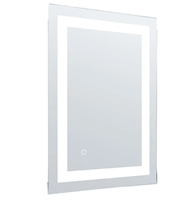 Westgate LED Touch Sensitive Mirror, 35 Watts, Selectable Color, Dimmable with Defogger Feature, LMIR-18-2028-MCT-DF