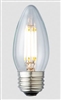 Archipelago LED Filament B10 Chandelier Bulb | 4.5W, E26 Base, 2400K, Clear Lens | LTB10C50024MB **Case of 12**