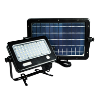 SOLTECH, SOLTAB Series, Indoor/Outdoor Solar Light, 10 Watt, 4000K, Wall Mount, Black Finish, Programmable-View Product