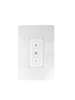 Westgate, Bluetooth Controlled Light Switch | Wall Mount, White Finish, 0-10V Dimming,  | WEC-SW-PB1-010V-BT