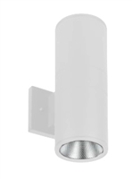 WestGate 4" LED Up/Down Cylinder Light | 4", 30W, Multi-CCT, White Finish | WMC-UDL-MCT-WH-DT