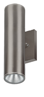 WestGate 2" LED Up/Down Cylinder Light | 2", 12W, Multi-CCT, Brushed Nickel Finish | WMC2-UDL-MCT-BN-DT