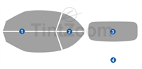 2021 BMW 4-Series Convertible Window Tint Kit