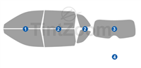 2023 Honda CR-V 4 Door SUV Window Tint Kit