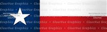 Texas Flag Straight Rear Window Graphic