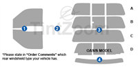 2008 Ford F550 2 Door Standard Cab Window Tint Kit