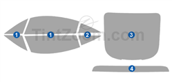 2003 Audi TT 2 Door Coupe Window Tint Kit