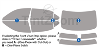 2007 Lexus LS 460L 4 Door Sedan Window Tint Kit