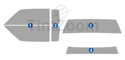 1986 Oldsmobile Cutlass Supreme 2 Door Coupe Window Tint Kit