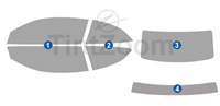 2014 Infiniti Q60 IPL 2 Door Convertible Precut Tint Kit
