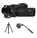 Panasonic HC-VX981K 4K Ultra HD Camcorder with Tripod Package