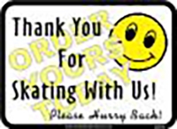 Thank You For Skating With Us (12"x16")