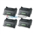 Premium Compatible HP CE390A (90A) Black Laser Toner Cartridge (Pack of 4)