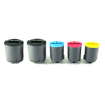 Premium Compatible CLP K300A x 2, C300A, M300A, Y300A Color Laser Toner Cartridge Set For Samsung CLP300