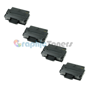 Premium Compatible MLT-D205L Black Laser Toner Cartridge For Samsung 205L (Pack of 4)