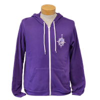 Canvas Full Zip (Purple) - 2X