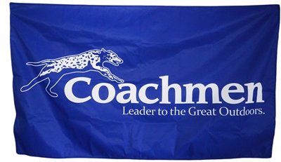 Golf Flag 14"x20" (Blue/White)