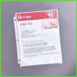 Recipe Protector Sheets