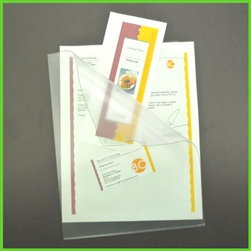 Clear Poly File Jacket Folders for document handling