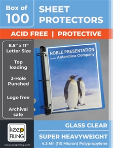 Clear Super Heavyweight Sheet Protectors