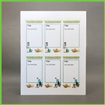 Label template for Gardening Binder Set