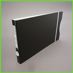 3/4" Slim 3 Ring Binder in Landscape Format for 14 x 8.5 Documents