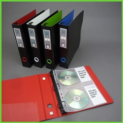 CD Binder Kit for professional CD binder storage organizing with Index labels