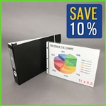 11x8.5 Landscape Portfolio Binder with Sheet Protectors